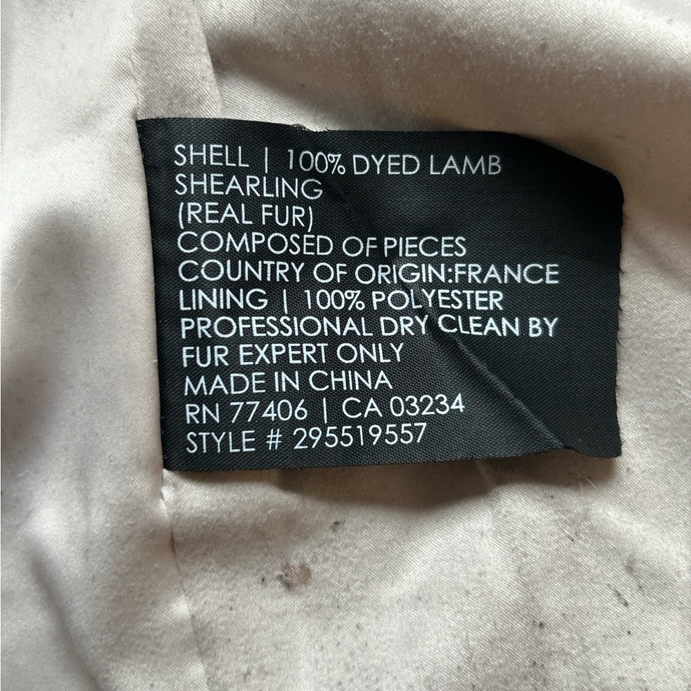 Club Monaco Shearling Coat - Picture 5 of 6
